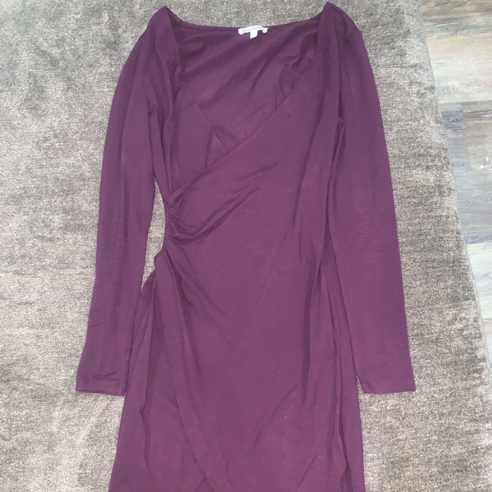 Deep V dress